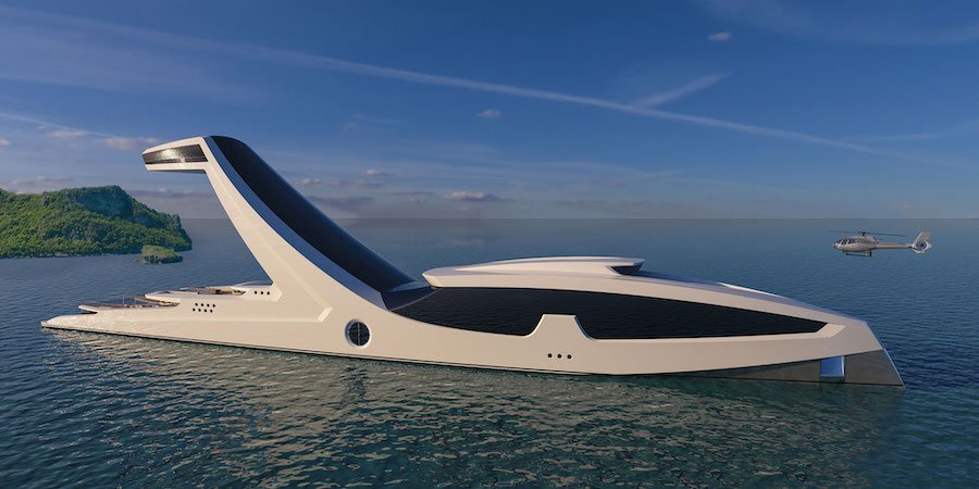 Shaddai Megayacht Concept Is Literally a Skyscraper on Water