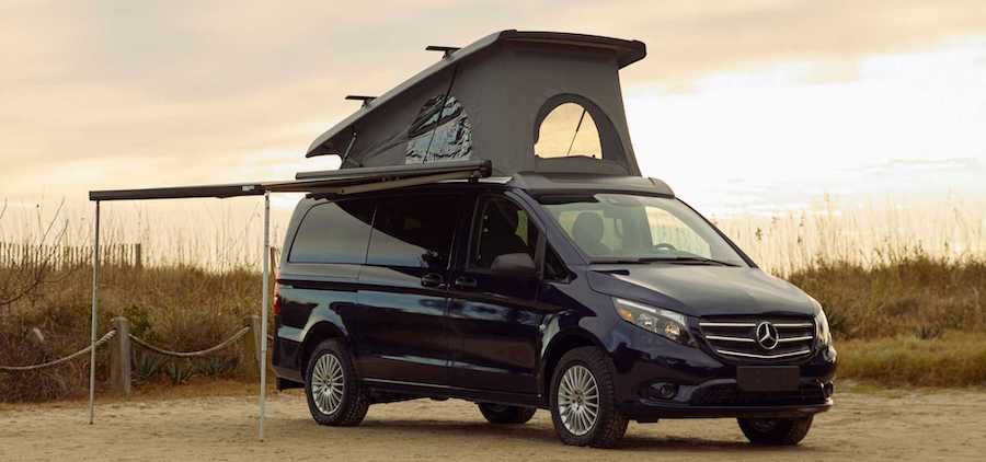 Mercedes Metris Getaway Is A Camper-Friendly With Pop-Up Roof Tent