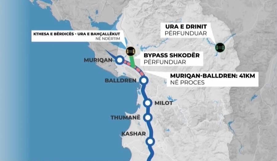 Rama: Nis puna për aksin Milot-Balldren, projekt që pritet të lehtësojë lëvizjen në veri