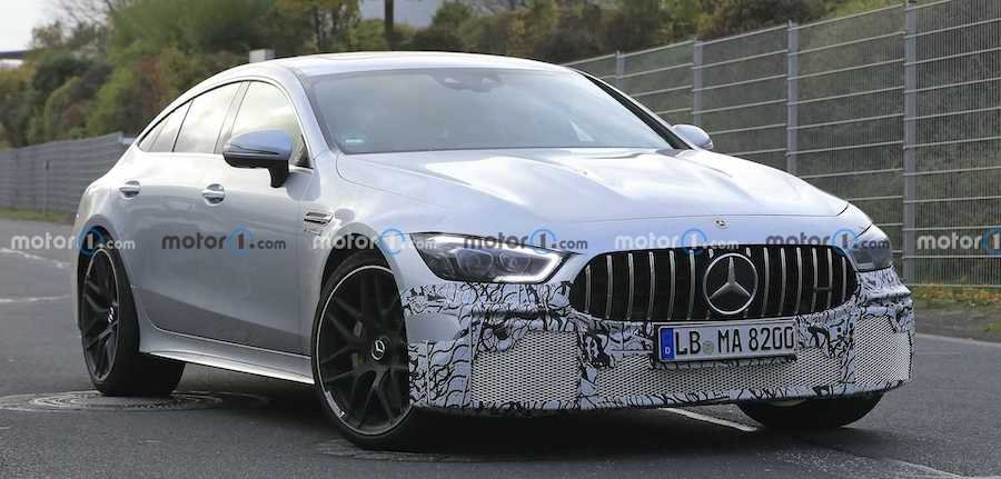 2022 Mercedes-AMG GT 4-Door Spied With Future Facelift