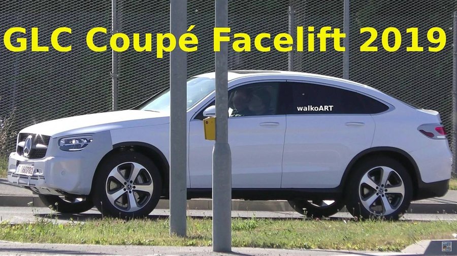 2019 Mercedes GLC Coupe Spied In Traffic With Very Little Camo