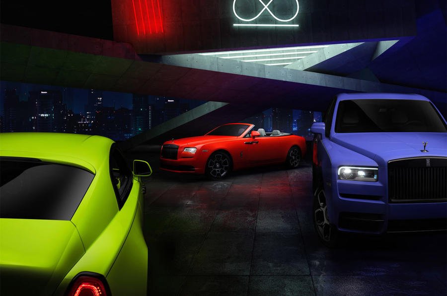 Rolls-Royce adds vibrant neon variants for Dawn, Wraith and Cullinan
