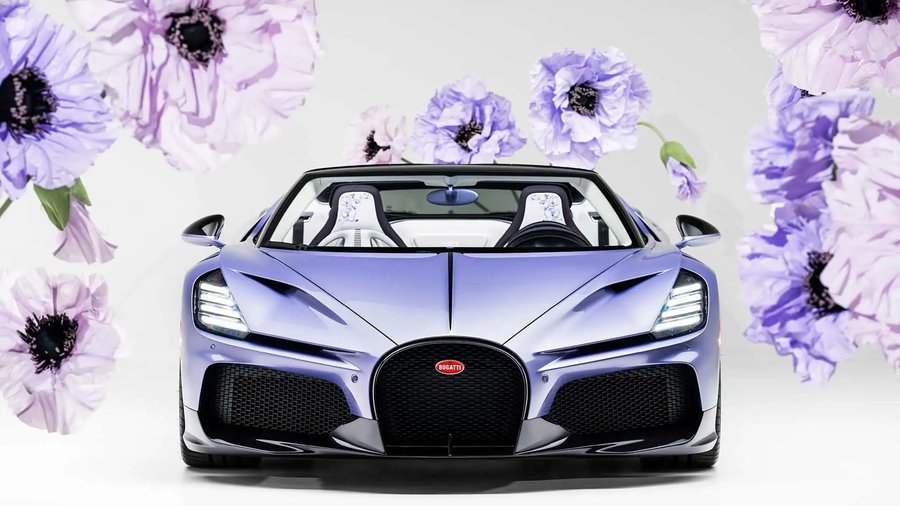 This Floral-Themed Bugatti Is One Of The Prettiest Hypercars Of All