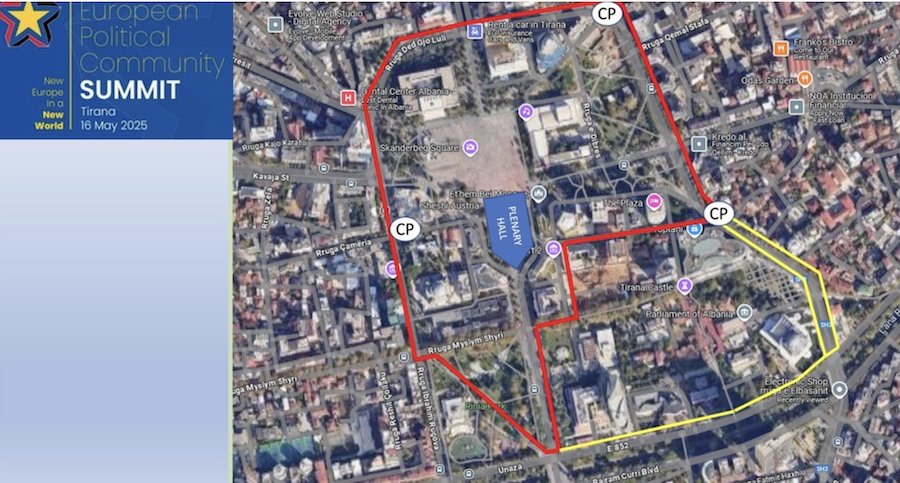 rrugët që do bllokohen në Tiranë më 16 maj