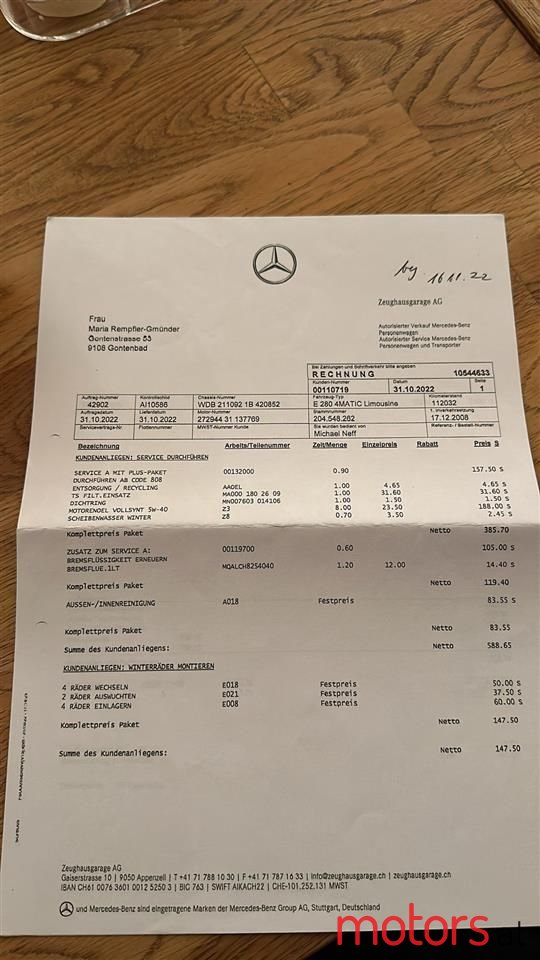 2009' Mercedes-Benz E 280 photo #4