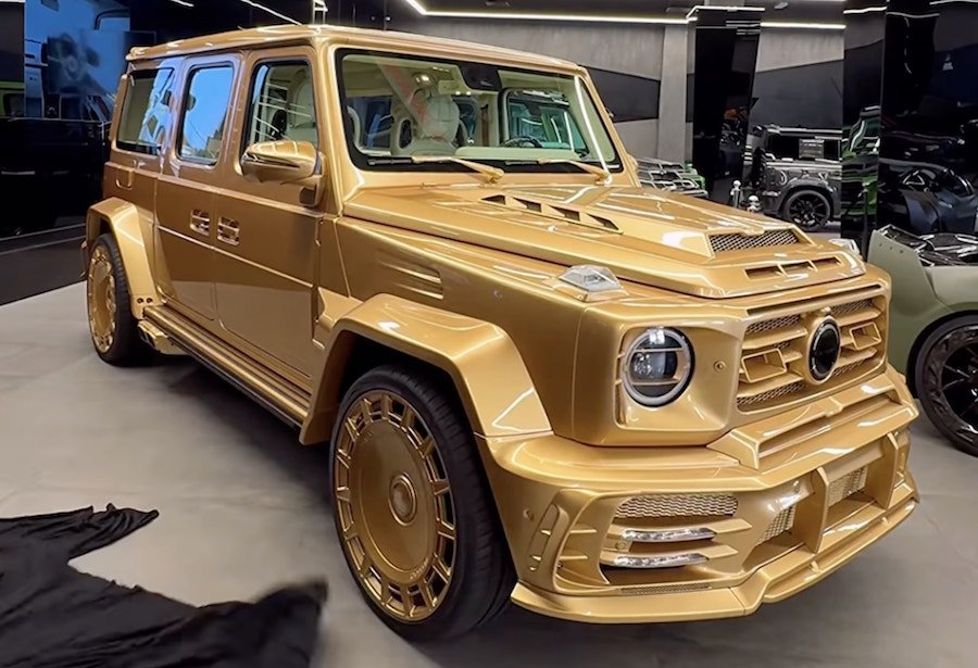 This Mercedes-AMG G 63 Gold Edition Looks Like It Should Be Locked in a Safe