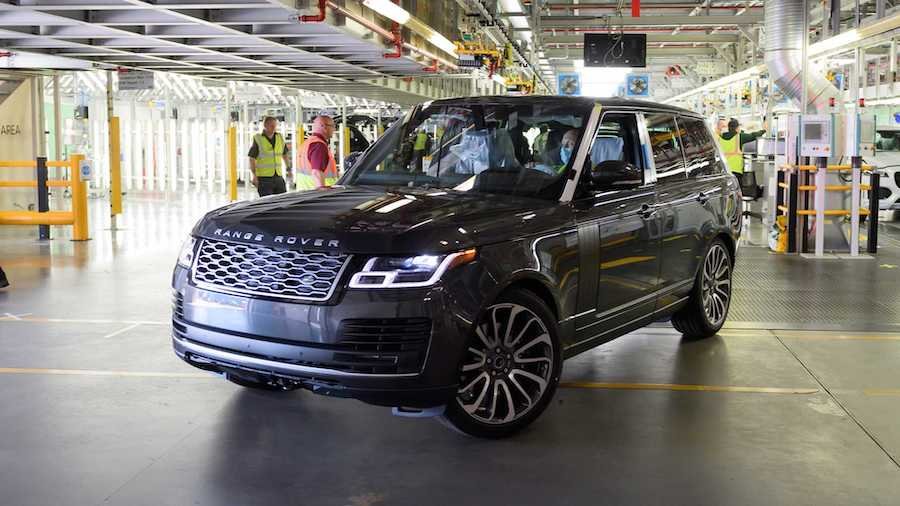 First Range Rover Built Under Social Distancing Leaves Factory