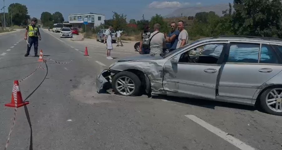Aksident në aksin rrugor Korçë - Pogradec, 11.08.2026