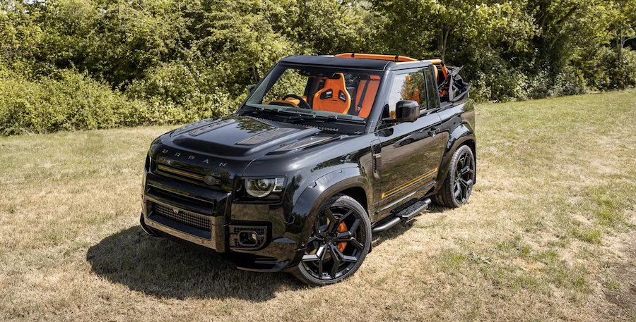 Custom Open-Roof Land Rover Defender Looks Both Royal And Rugged