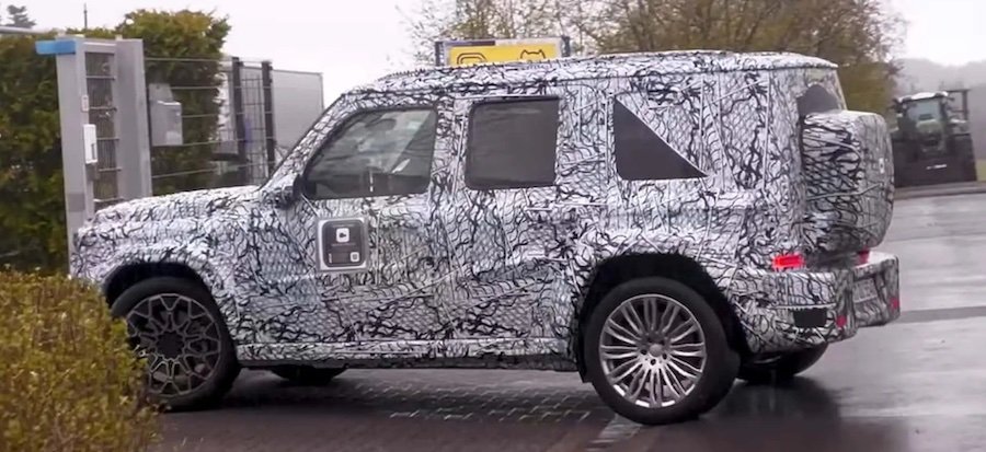 Baby Mercedes G-Class Spied
