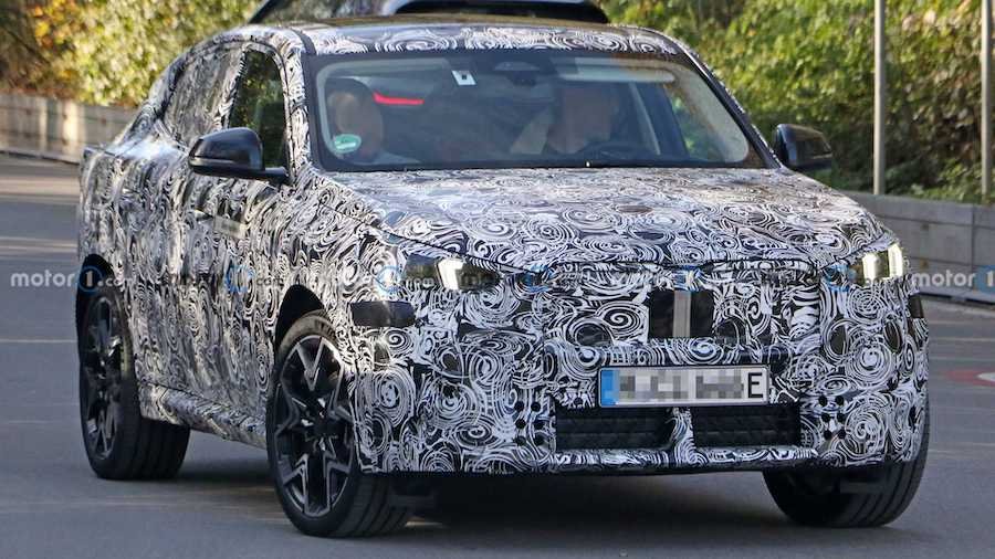 Electric BMW iX2 Spied For First Time, Can’t Hide Closed-Off Grille