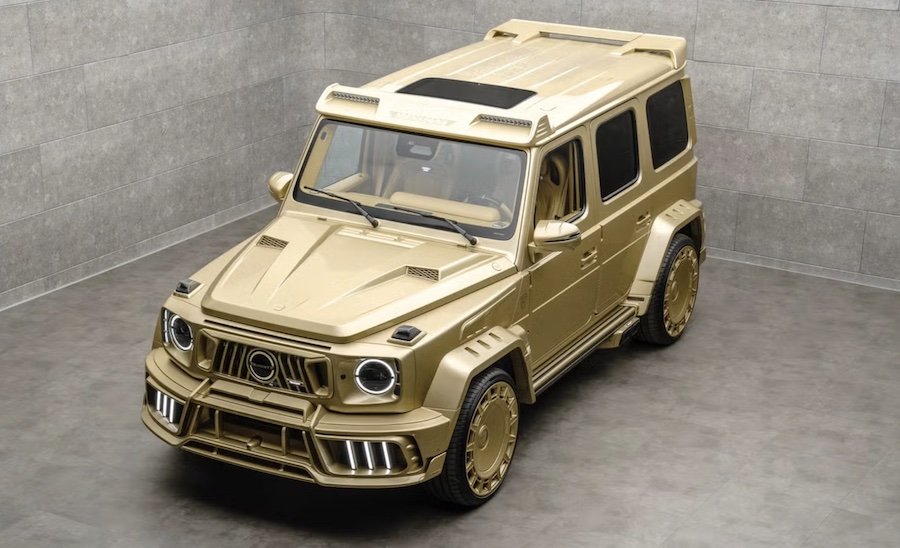 Mansory Turned the Mercedes G-Class Into a Rolling Gold Bar