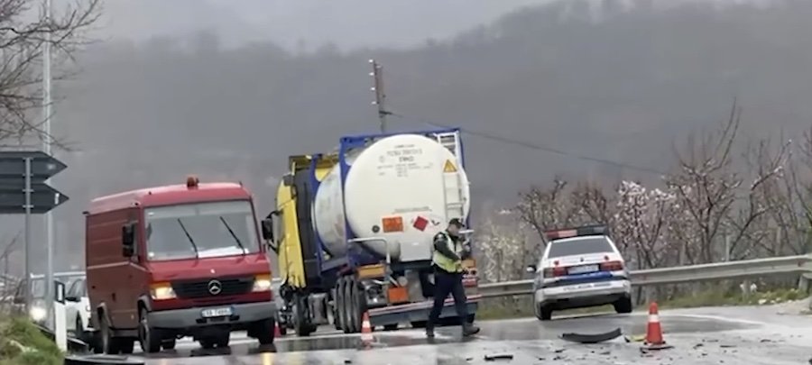 Aksident në Qafë Plloçë, 18.03.2026