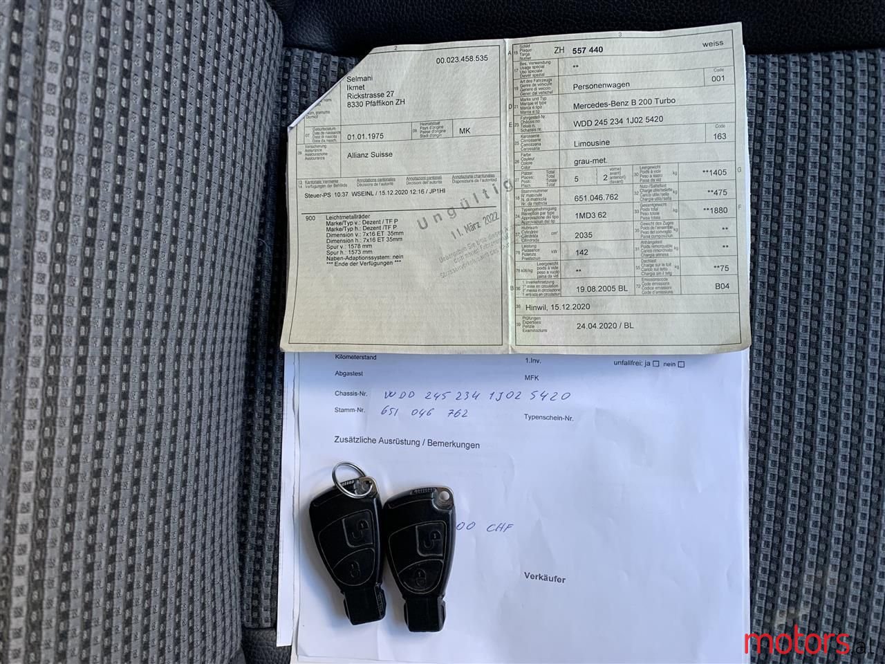 2005' Mercedes-Benz B 200 photo #5