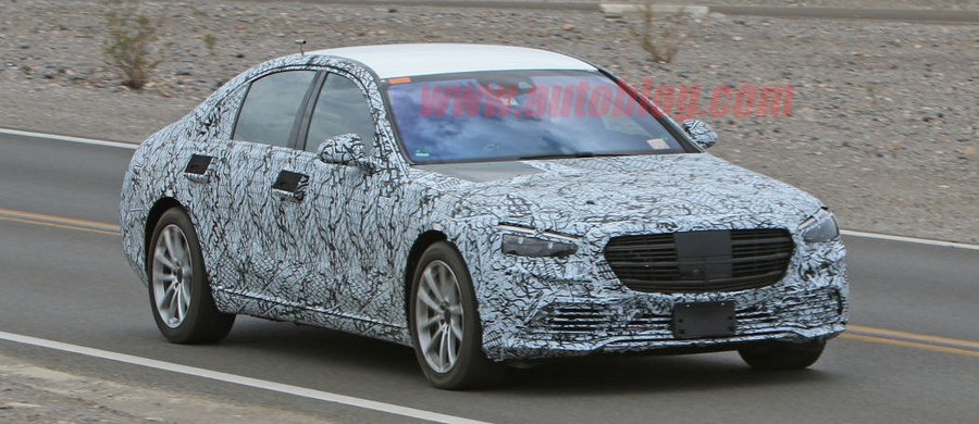 Mercedes-Benz S-Class front fascia mostly revealed in spy shots
