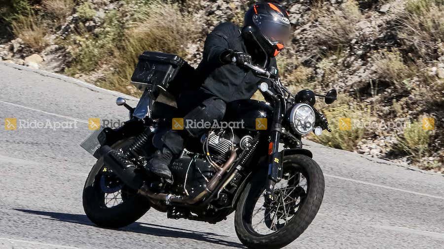 Spotted: Royal Enfield Scrambler 650 Goes For A Test Ride In Europe