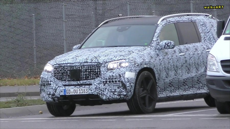 Rumoured first-ever Mercedes-Maybach GLS spotted on test