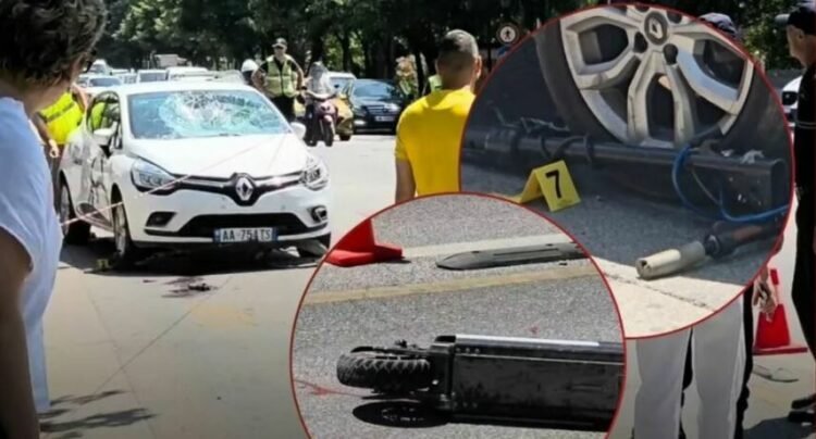Aksidentoi tre të miturit me monopatinë në Tiranë, lihet në “arrest shtëpie” shoferi