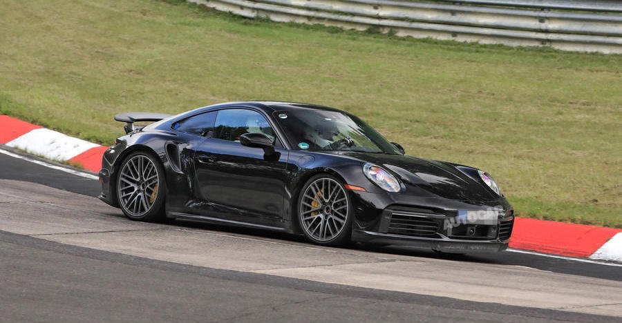 Porsche 911 Turbo hybrid prototype hits the Nurburgring
