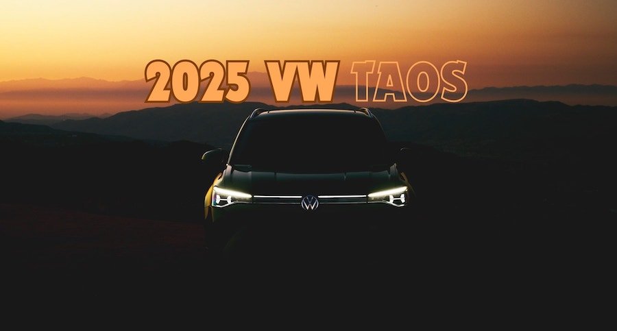 2025 Volkswagen Taos Will Debut September 12 With Revised Styling, More Tech