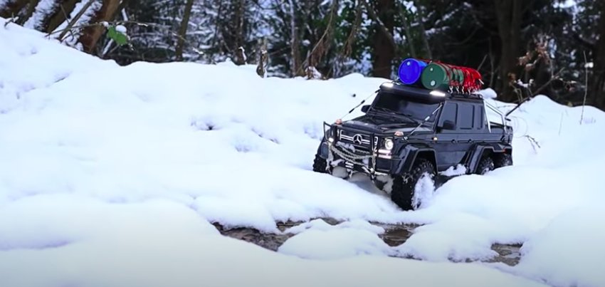Traxxas Mercedes-AMG G63 6X6 RC Off-Roader Fears No Snowstorm