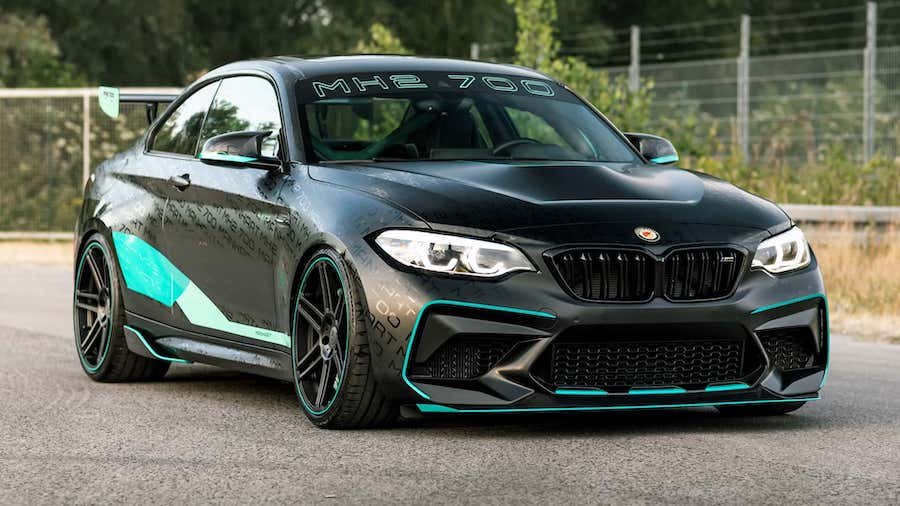 BMW M2 Competition Gets Minty Fresh 715-HP Makeover From Manhart