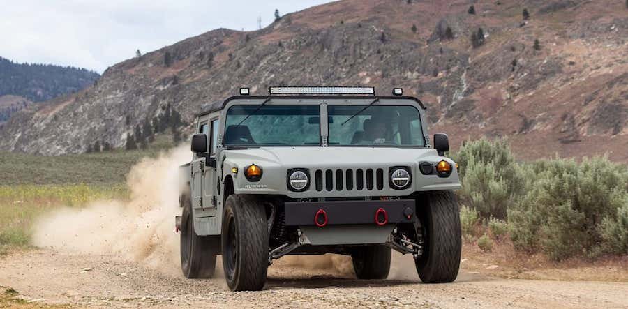 Electrified Hummer H1 Has Old-School Looks, Same Power As New GMC Hummer EV