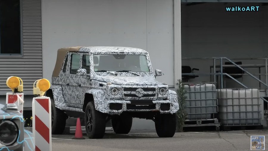 Mercedes G650 Landaulet Spied With Camo Has Us Scratching Our Heads