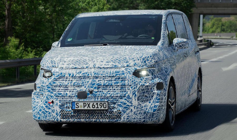 Official pics: Mercedes priming VLE as radical EQV replacement