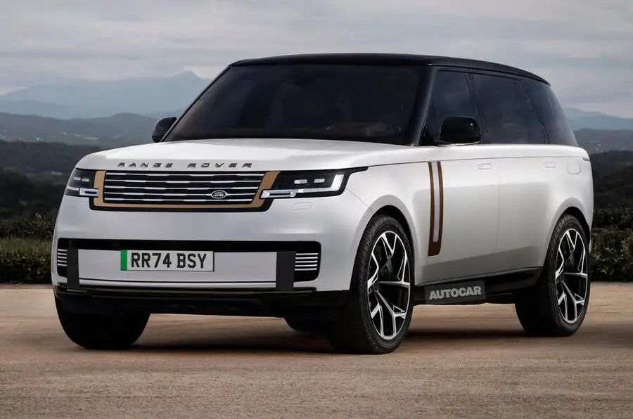 Electric Range Rover render by Autocar