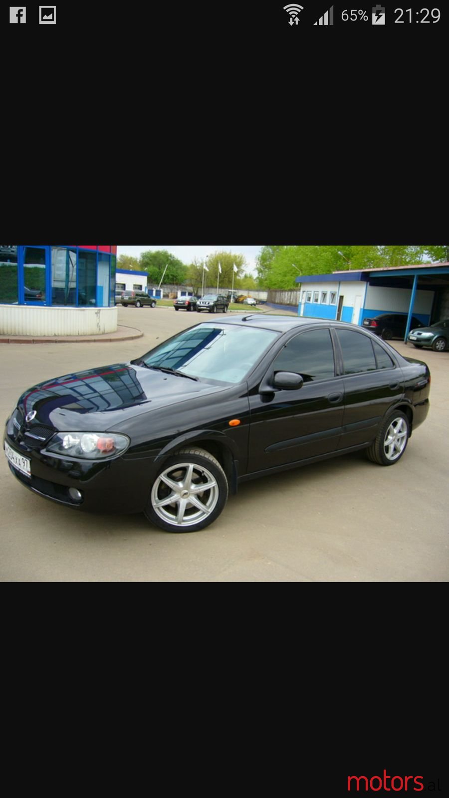 2005' Nissan Almera Black photo #1