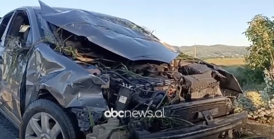 Aksident në Lushnje, makina përfundon në kanal, humb jetën 28-vjeçari