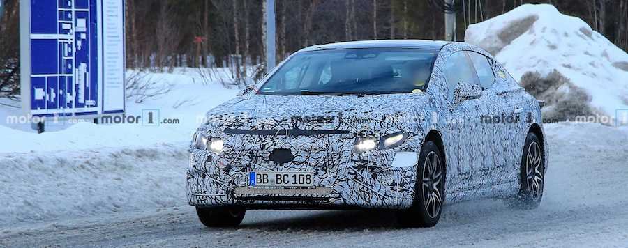 2023 Mercedes EQE Spied As The Electric E-Class Equivalent