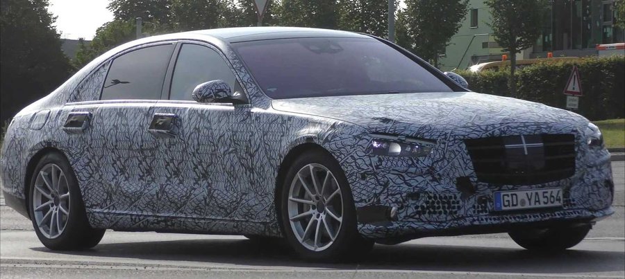 2021 Mercedes S-Class Sedan Spied Looking Stately On The Street