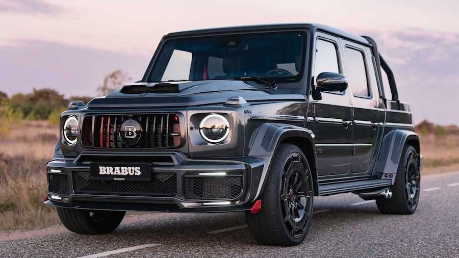 Tuned Brabus Mercedes-AMG G63 Pickup Debuts With 900-HP 4.5-Liter V8