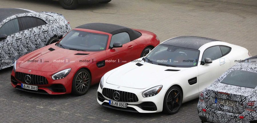 Mercedes-AMG GT New Six-Cylinder Base Model Spotted From Afar