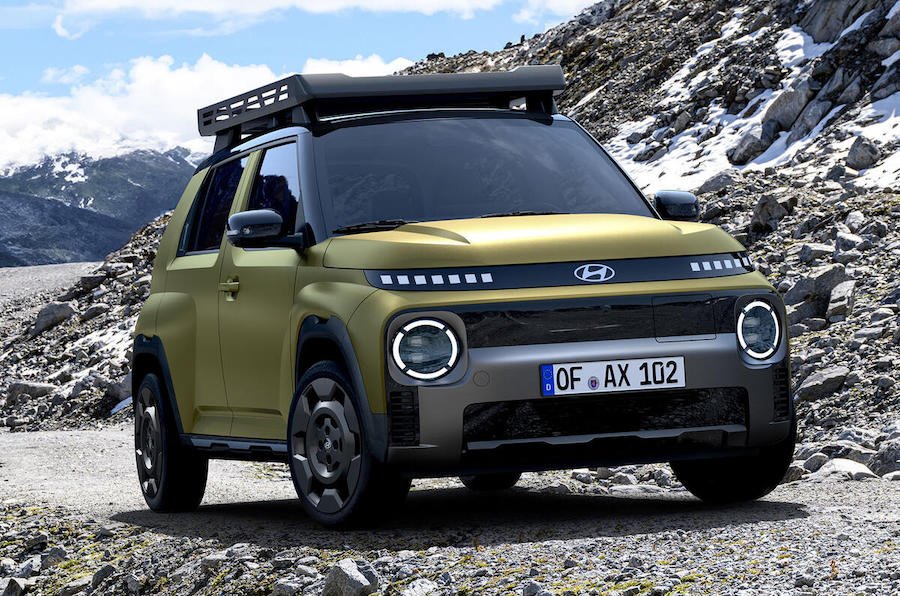 Hyundai Unveils Outdoor-Focused Inster Cross, It's Still a City Dweller in Disguise