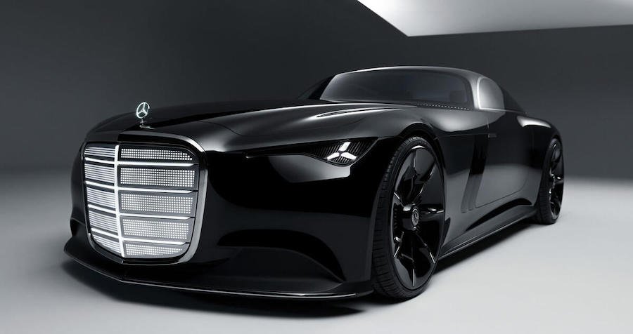 New Mercedes S-Class coupe concept channels Gullwing