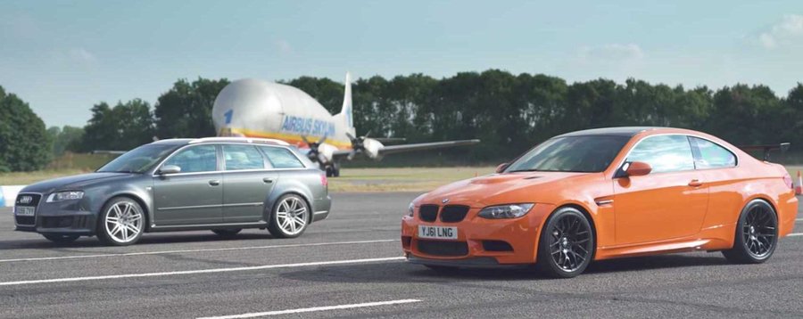 BMW E92 M3 GTS Faces Audi RS4 B7 In Drag Race