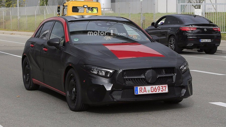 2019 Mercedes A-Class Caught With Fake Exhaust Tips