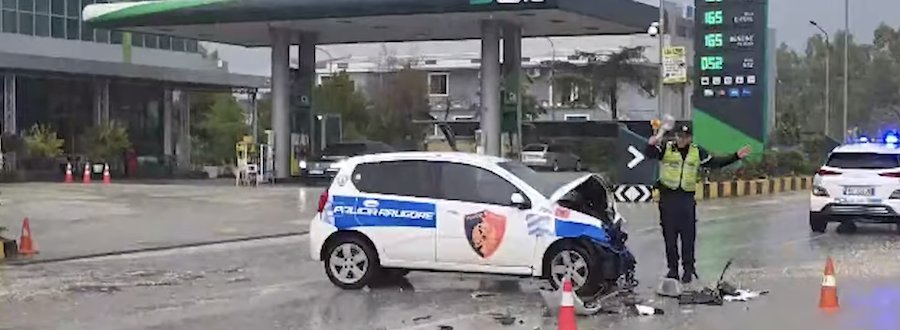 Aksident në aksin rrugor Fier-Patos, 09.11.2025