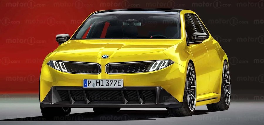 BMW M3 render by Motor1