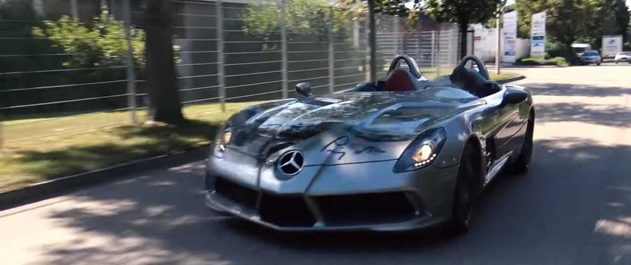 Mercedes SLR McLaren Stirling Moss Shows Radical Shape On Video