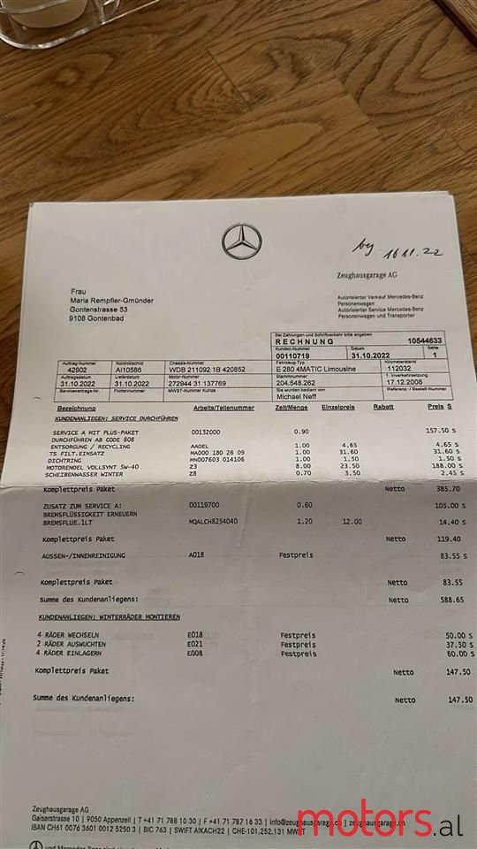 2009' Mercedes-Benz E 280 photo #6