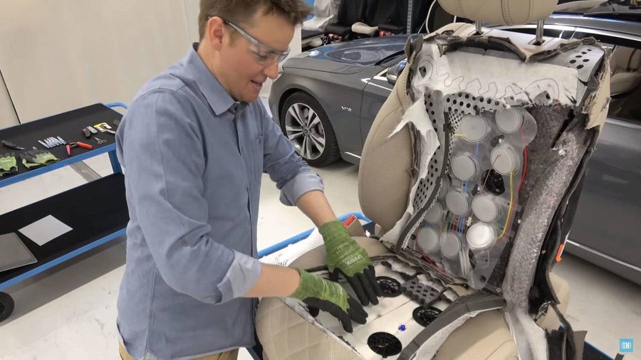 Dissecting A Mercedes S-Class Seat Is Hard To Watch