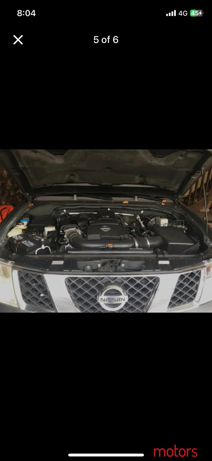 2007' Nissan Frontier motorr v6 4.0 benzin gaz photo #1