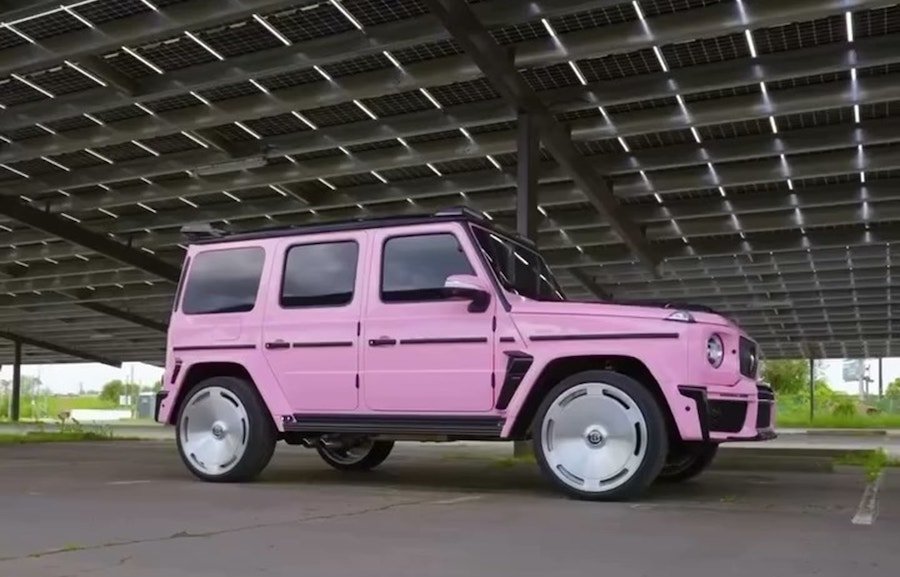 Pink Brabus G-Wagen on Disc-Like Wheels Is Unlike Any Other