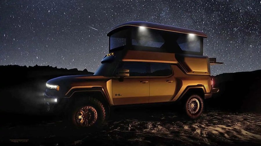 GMC Hummer EV With EarthCruiser Overlanding Upfit Will Debut This Month