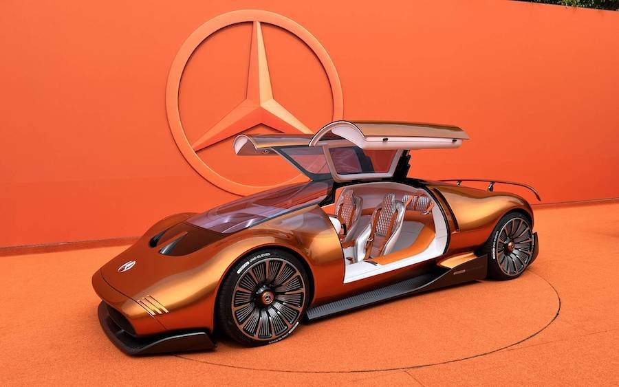 Mercedes-Benz Vision One-Eleven Concept Debuts With Gullwing Doors, Axial Motors