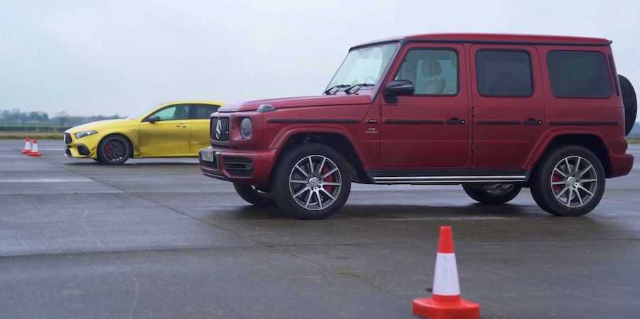 Mercedes-AMG G63 Drag Races AMG A45 S In The Name Of Fun